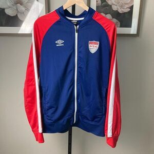 Vintage Y2K Style Umbro USA Track Jacket Size L